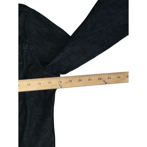 VTG Polo Jeans Co. Ralph Lauren Jacket Black Denim Trucker Western Womens Size M - Picture 5 of 6